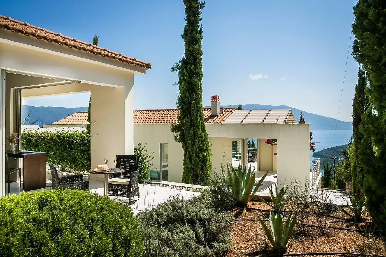 Matsoukáta Aloni Villa - Contemporary Villa With Private Pool & Sea Views, Fiskardo יוון